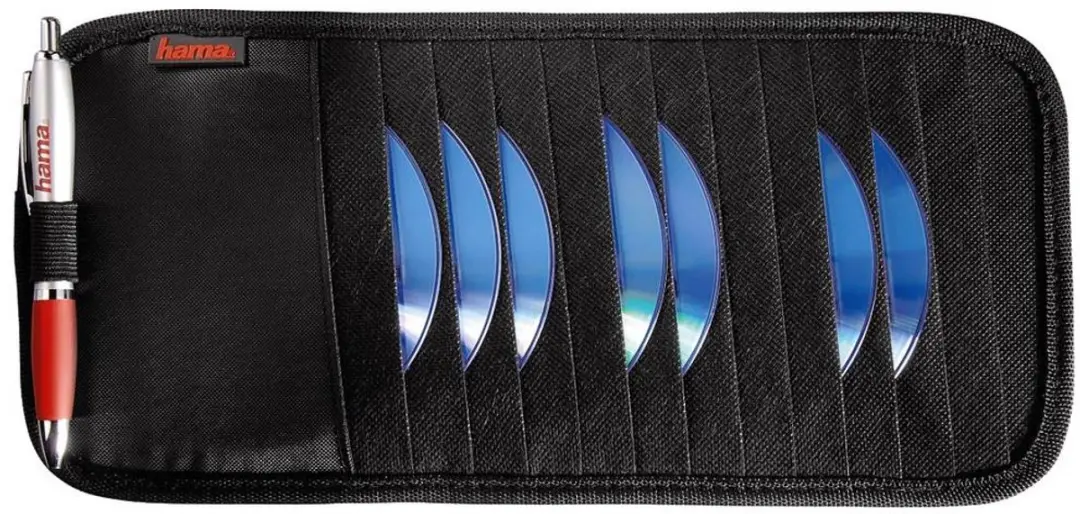 Hama Auto Zonnekleptas 12 CD's - Zwart