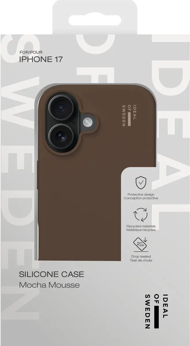 iDeal of Sweden iPhone 17 Silicone Hoesje Mocha Mousse - afbeelding 2 van 5