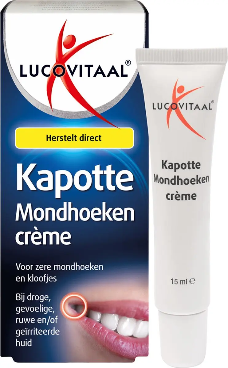 Lucovitaal Kapotte Mondhoeken Crème 2x15ml