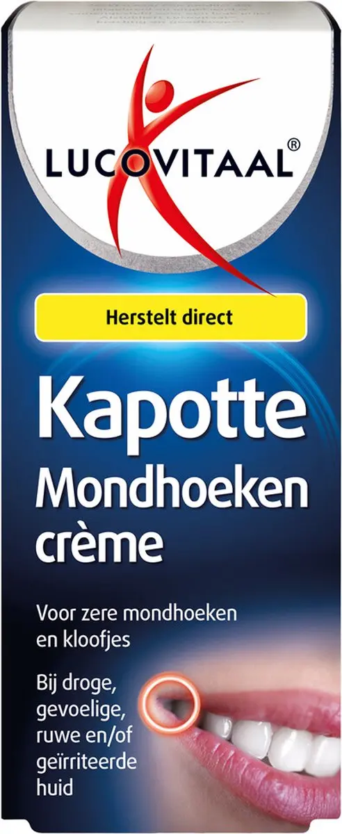 Lucovitaal Kapotte Mondhoeken Crème 2x15ml