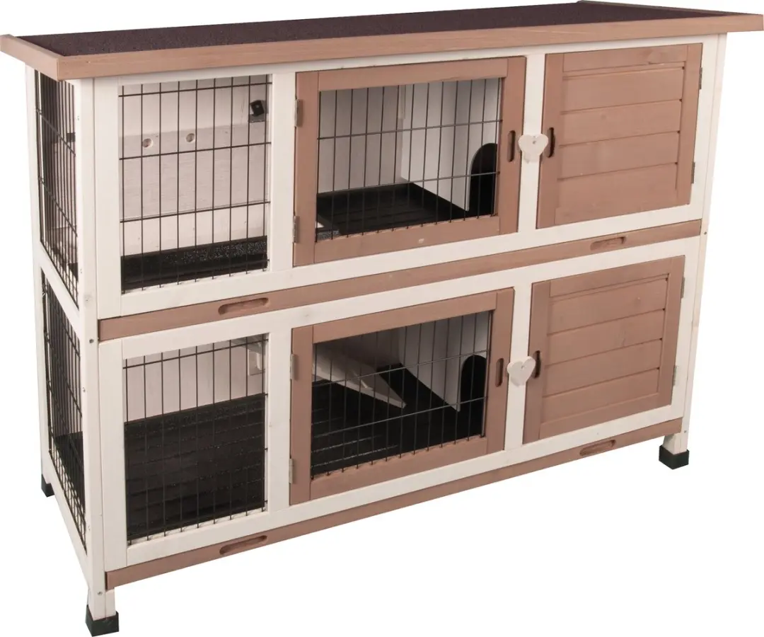 Flamingo Konijnenhok Combi 2 Bruin