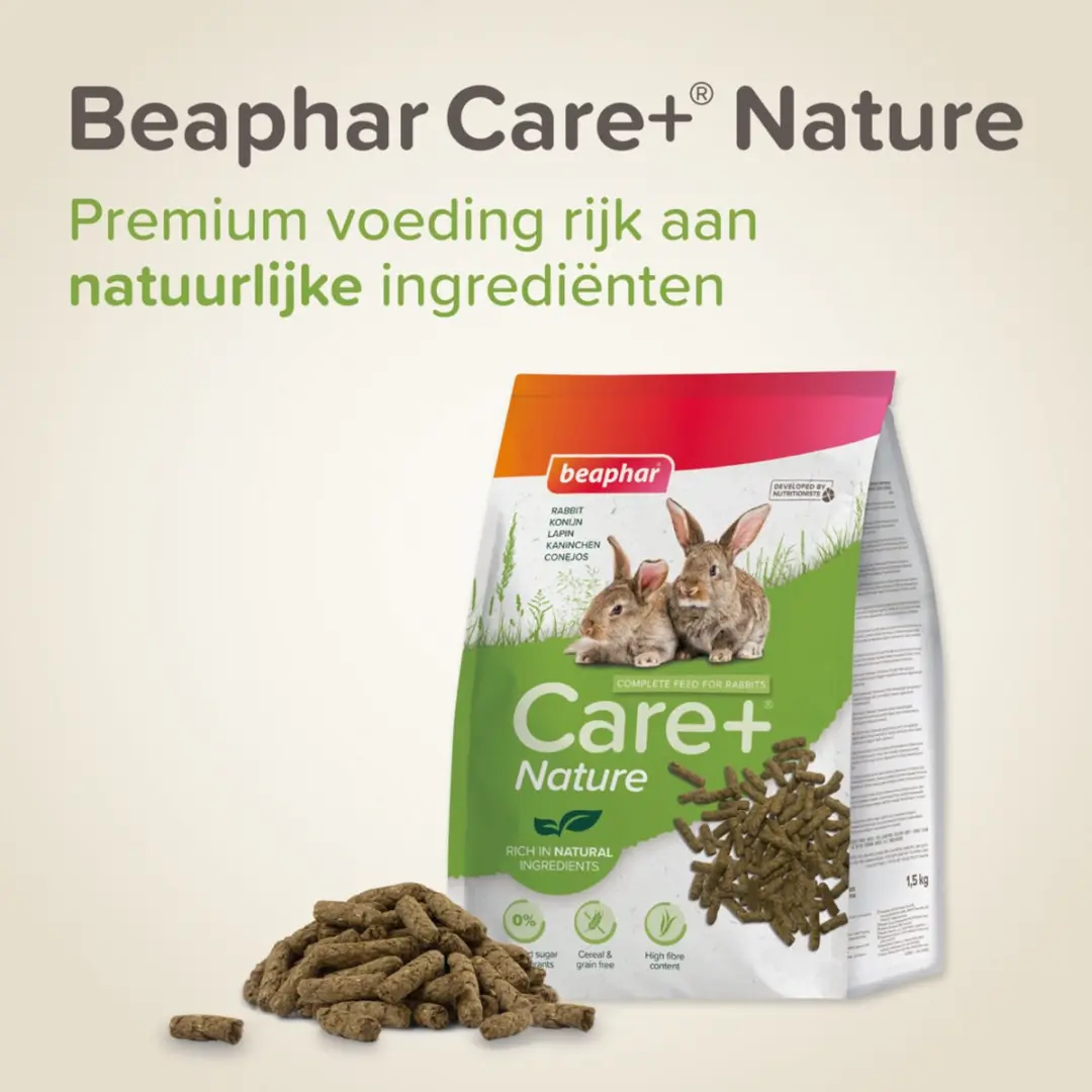 Beaphar Care+ Nature Konijnenvoer 1,5 kg
