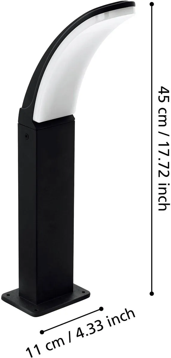 Eglo Fiumicino LED Buitenvloerlamp 11W - Zwart