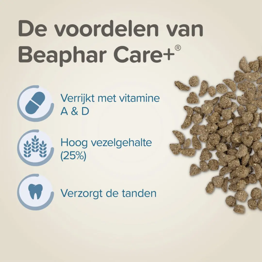 Beaphar Care+ Konijnenvoer Junior 1,5kg - 6kg (4x1,5kg)