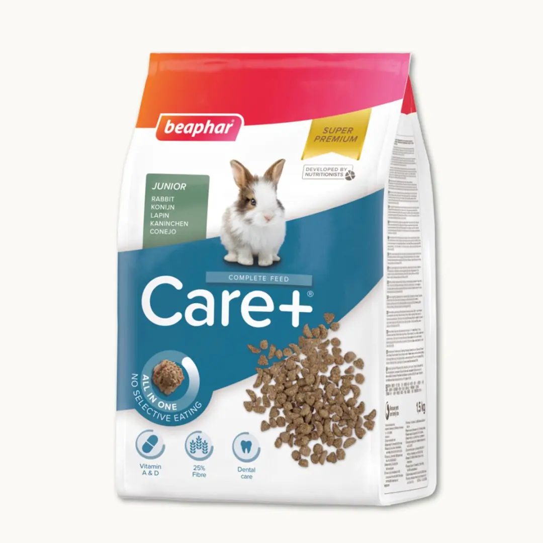 Beaphar Care+ Konijnenvoer Junior 1,5kg - 6kg (4x1,5kg) - afbeelding 6 van 6