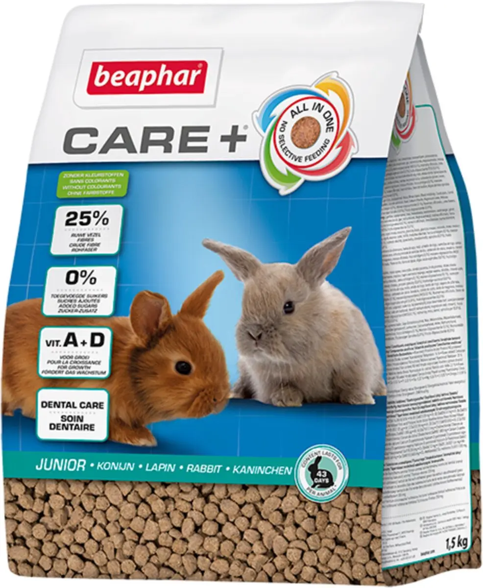 Beaphar Care+ Konijnenvoer Junior 1,5kg