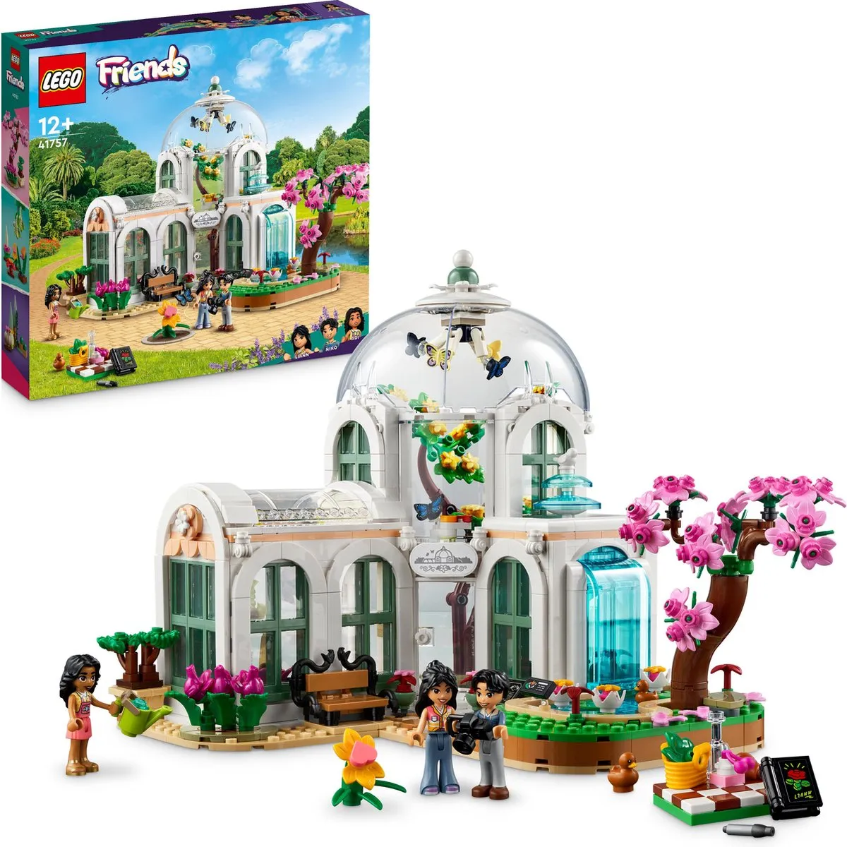 LEGO Friends Botanische Tuin 41757 - 1072 Stukken - 3 Minifiguren