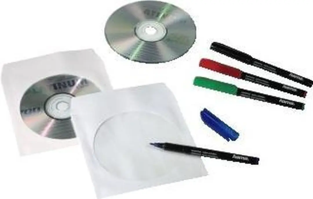 Hama Cd/Dvd Beschermhoezen Wit - 100 Stuks