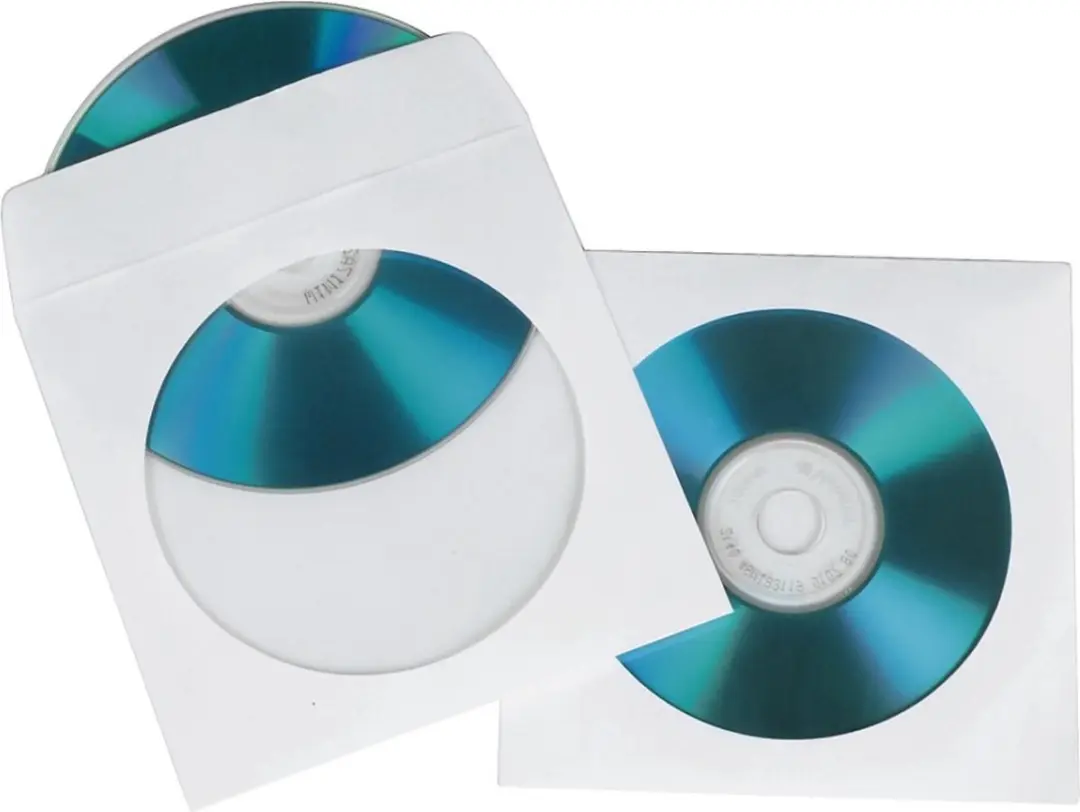 Hama Cd/Dvd Beschermhoezen Wit - 100 Stuks