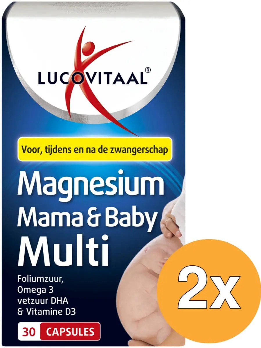 Lucovitaal Magnesium Mama & Baby Multi 30 Capsules