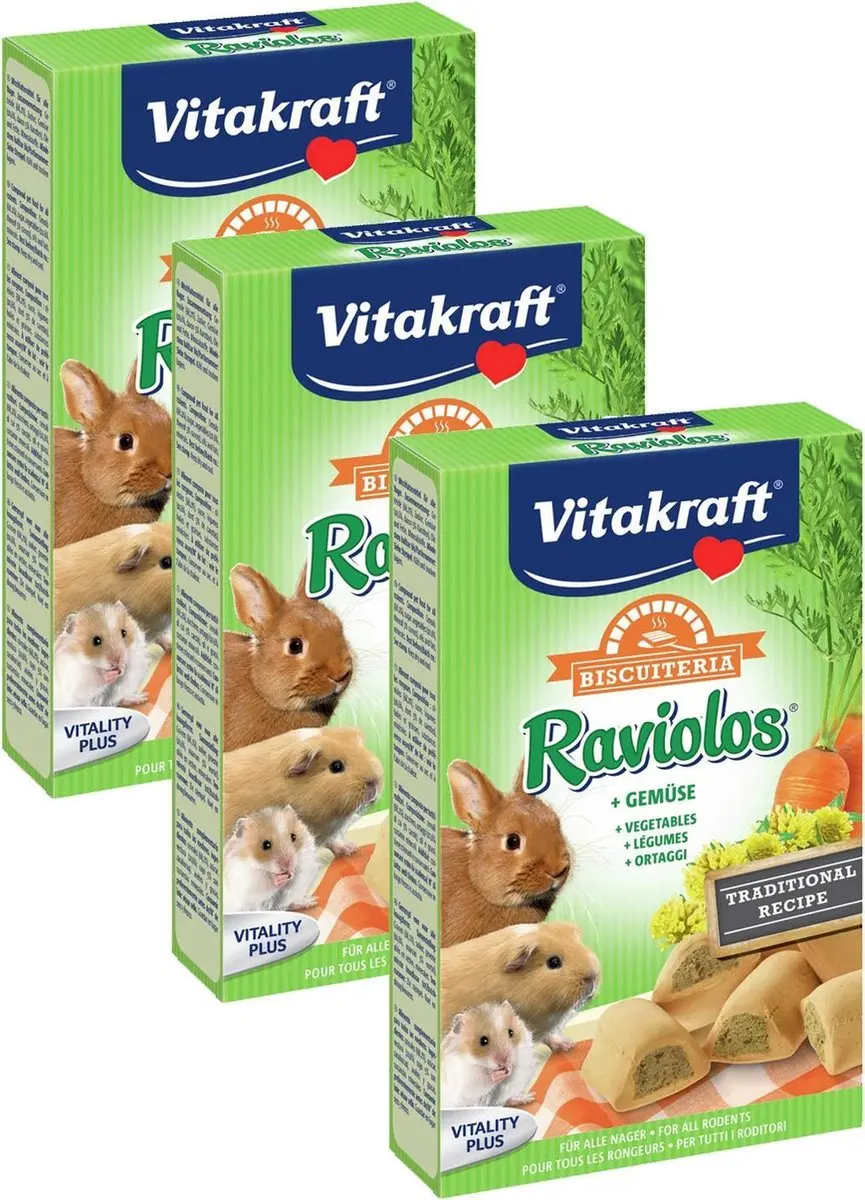 Vitakraft Raviolos Knaagdier 3x100g - afbeelding 2 van 2