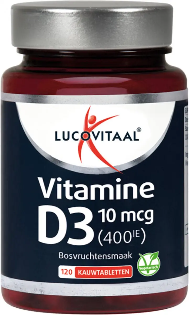 Lucovitaal D3 Vegan Kauwtabletten 60 Stuks