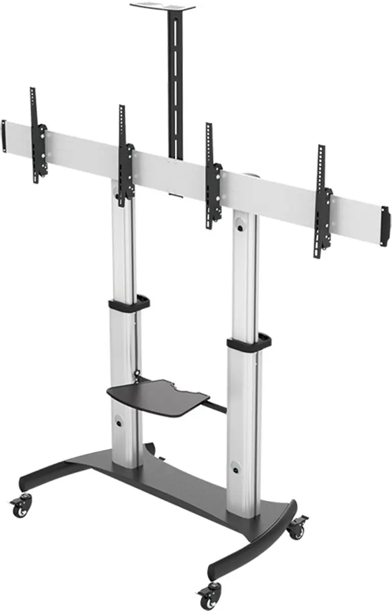 Logilink BP0150 Professionele Dubbele TV-Monitorwagen 37-60"