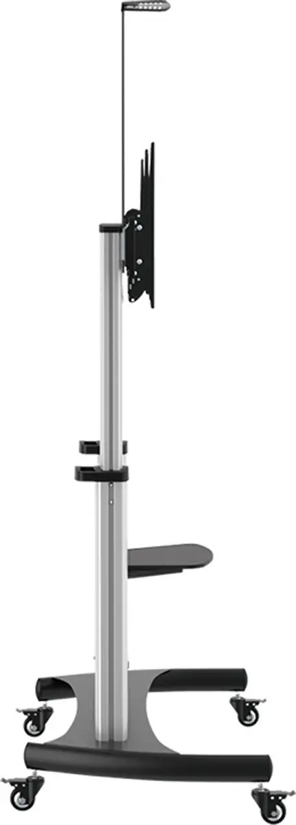 Logilink BP0150 Professionele Dubbele TV-Monitorwagen 37-60" - 100 kg - Zilver