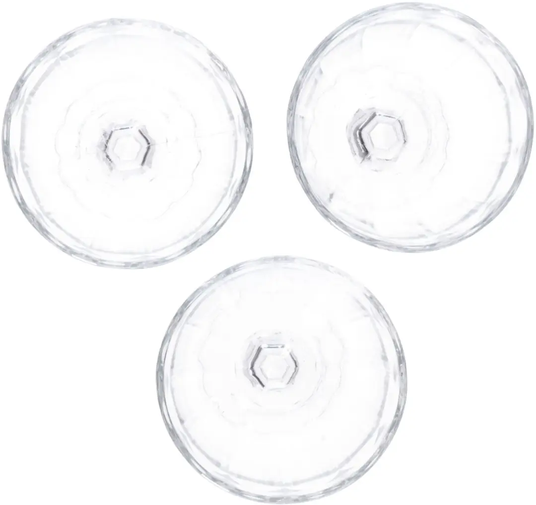 Excellent Houseware Dessertschaaltjes 425ml - 9 Stuks - Transparant