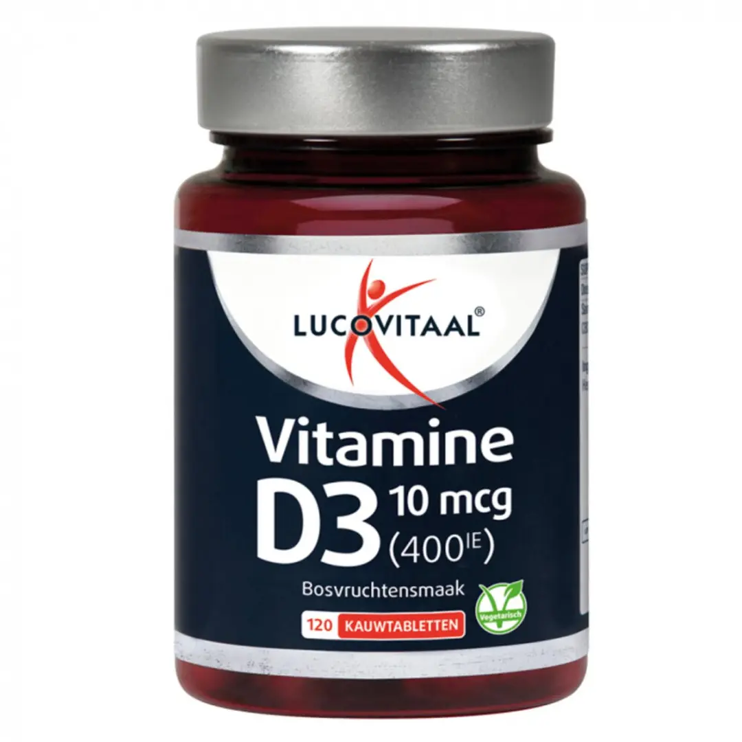 Lucovitaal D3 Vegan Kauwtabletten 120 Stuks