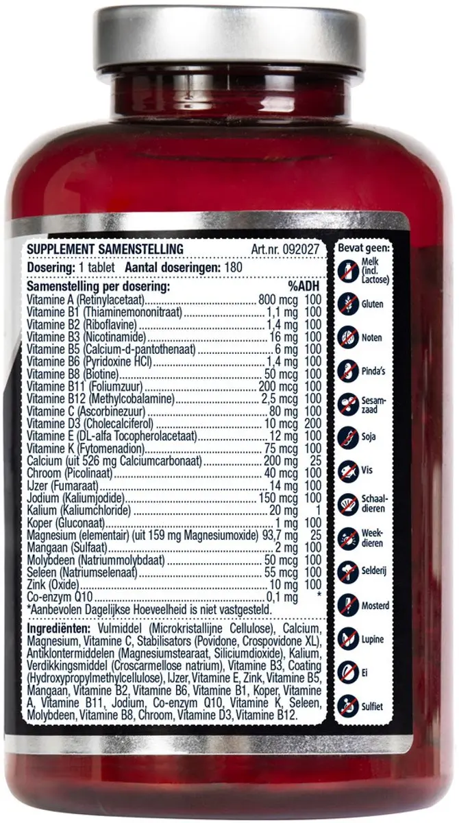 Lucovitaal Multi A-Z 180 Tabletten