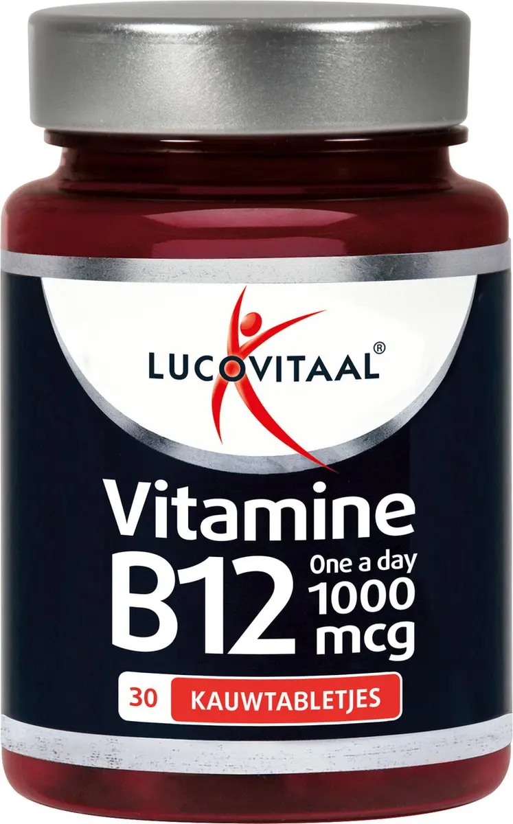 Lucovitaal Vitamine B12 1000 mcg Kauwtabletten - 30 Stuks - Bosvruchtensmaak