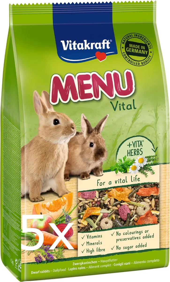 Vitakraft Menu Vital Konijnenvoer 20 Stuks