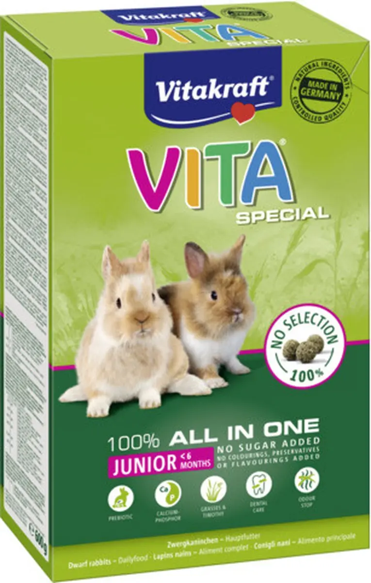 Vitakraft Vitaspecial Senior Dwergkonijn - 600g