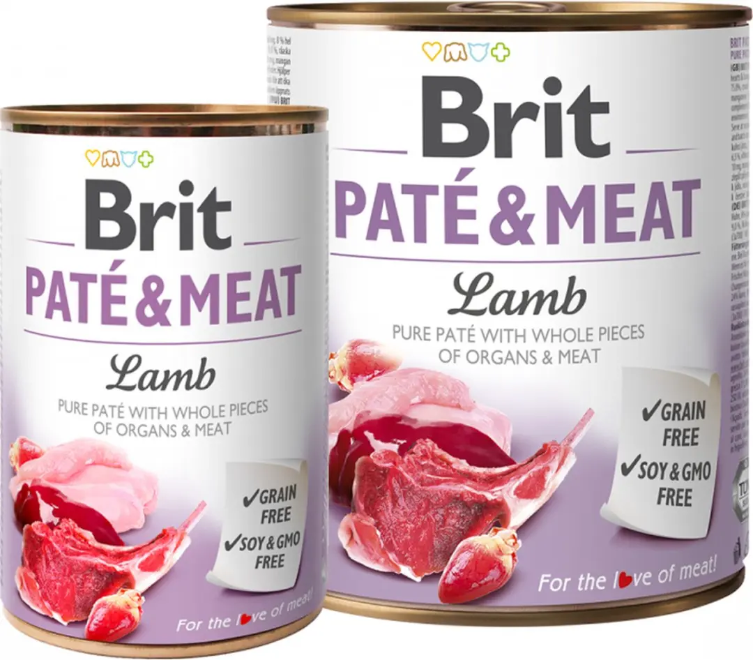 Brit Blik Paté & Meat Lam - 6 Stuks