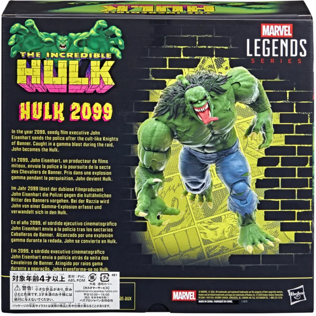 Marvel Legends Hulk 2099 Actiefiguur - Groen