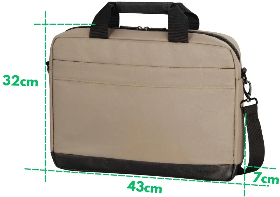 Hama Terra Notebooktas 15,6" - Beige - MPN 00217235