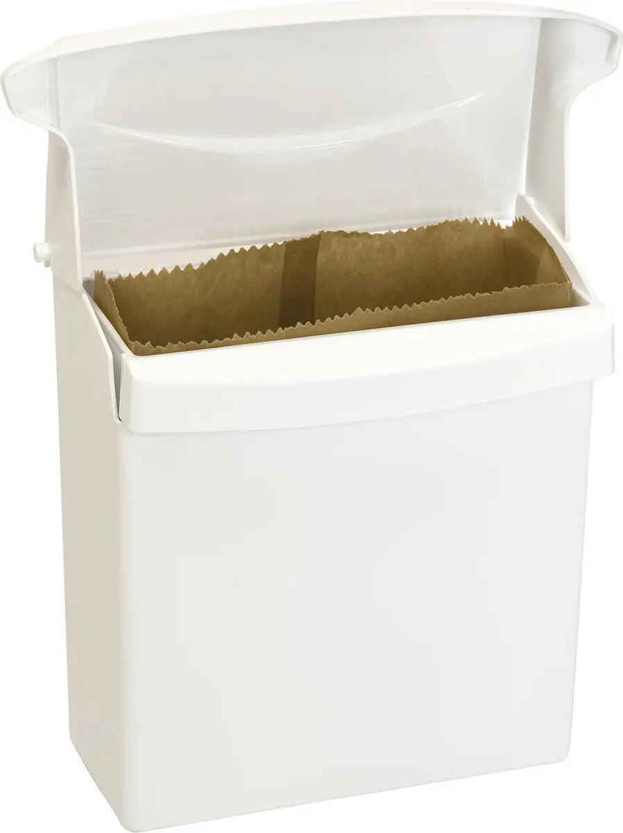 Rubbermaid Sanitaire Prullenbak 5L - Wit