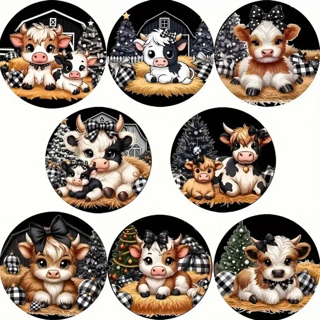 VDTOYS Diamond Painting Onderzetters Koeien