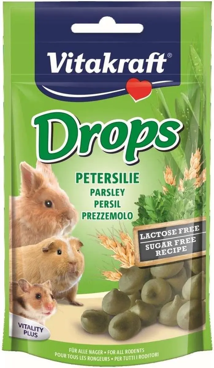 Vitakraft Knaagdier Drops Peterselie Lactosevrij