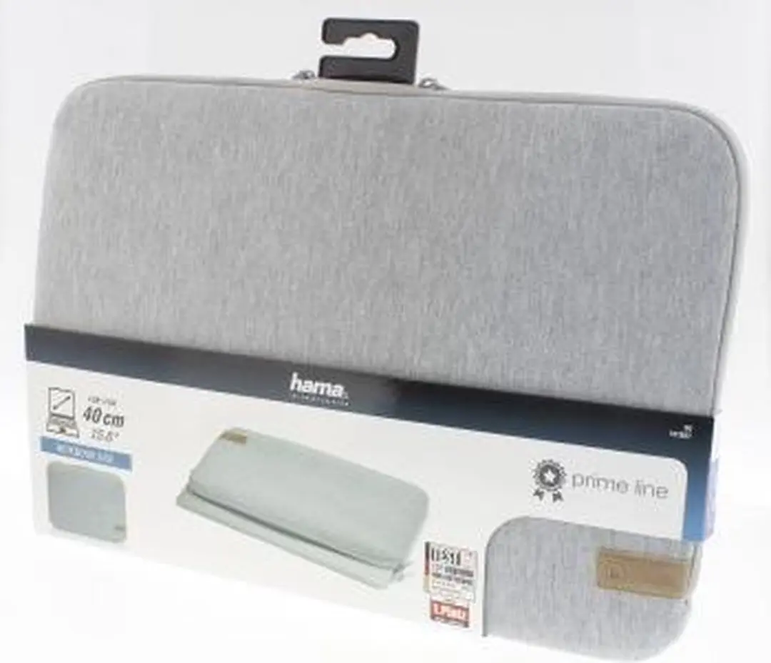Hama Notebook-sleeve Jersey 00101830 - 15,6" - Donkergrijs