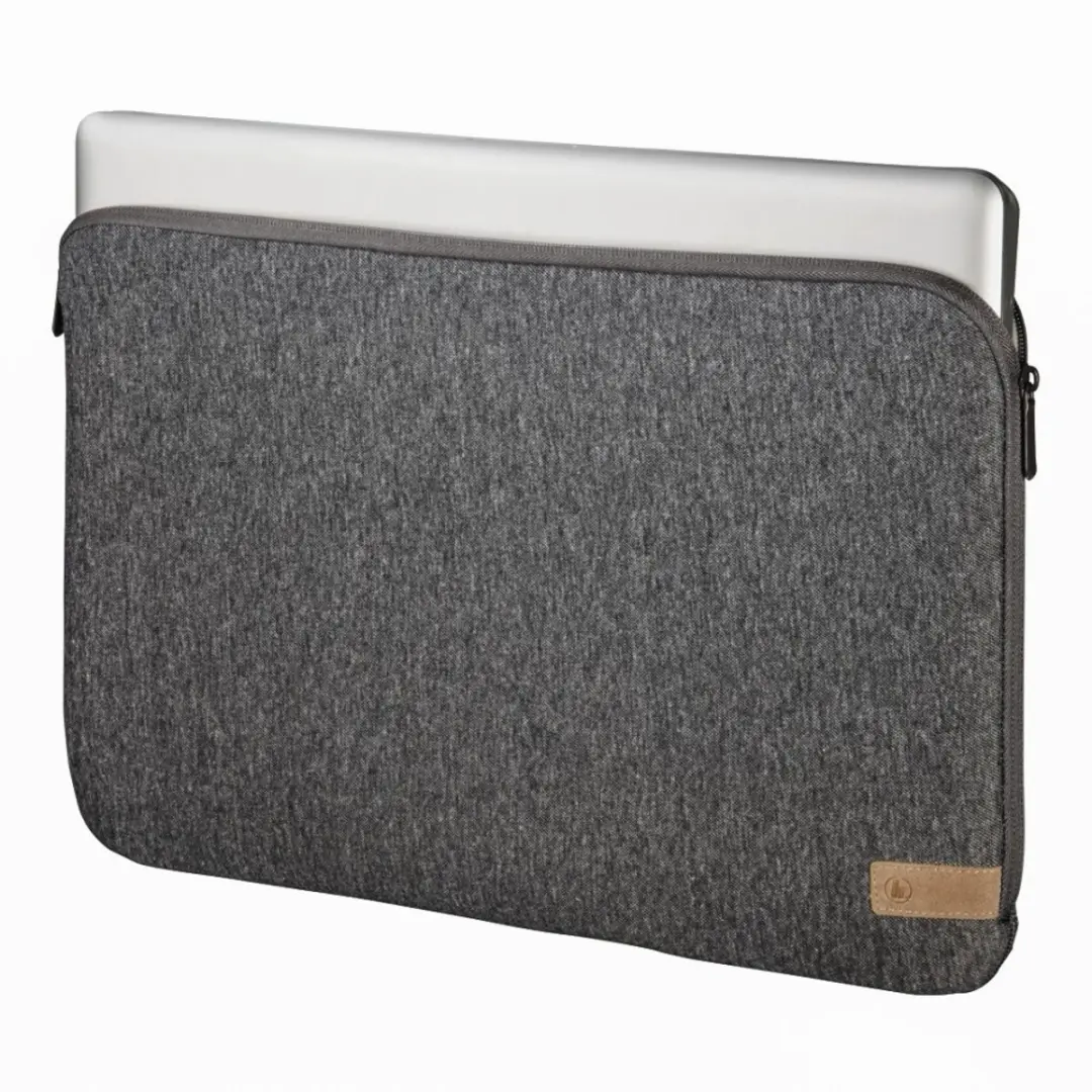 Hama Notebook-sleeve Jersey 00101830 - 15,6" - Donkergrijs