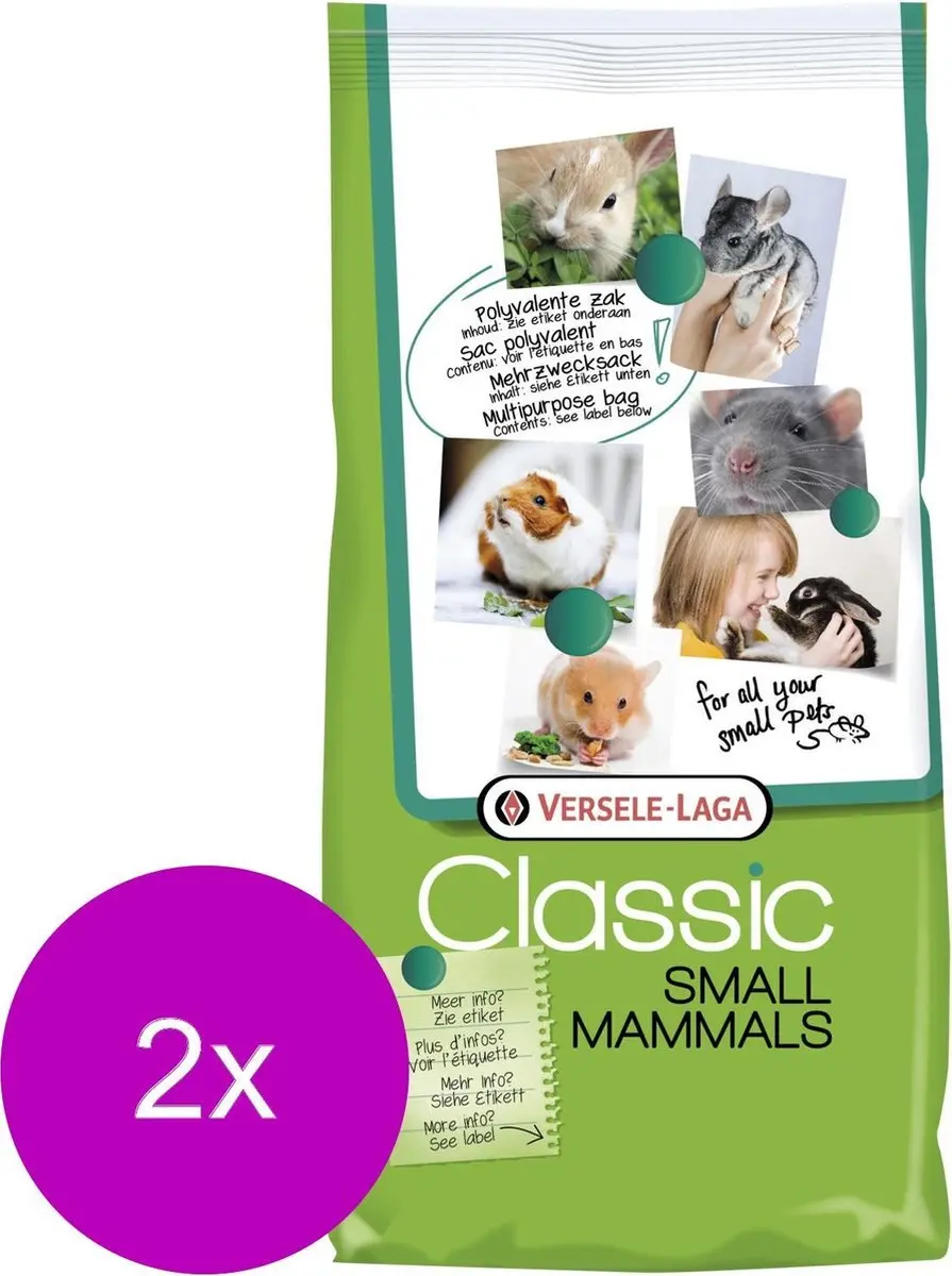 Versele-Laga Classic Zero Konijnenvoer 2x20kg