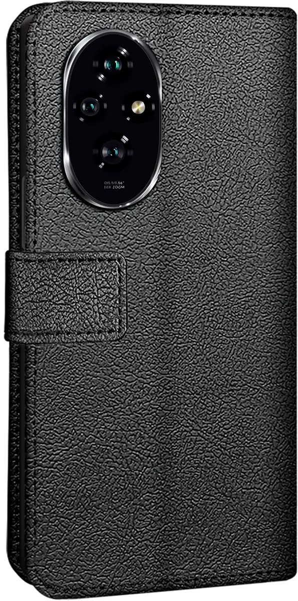 Just in Case Bookcase Classic Hoesje Honor 200 - Zwart