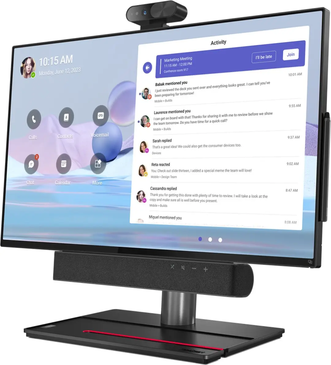 Lenovo ThinkSmart View Plus Videovergaderingssysteem - Zwart