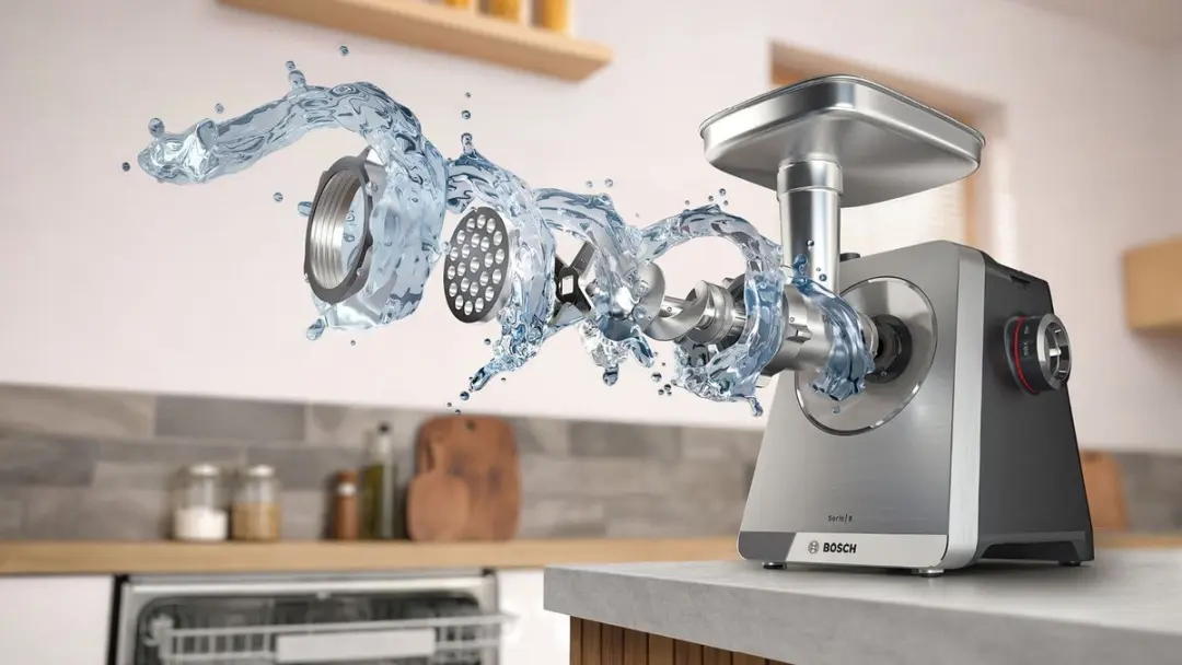 Bosch MultiPower MFWS840M Vleesmolen 2500W - Roestvrij staal