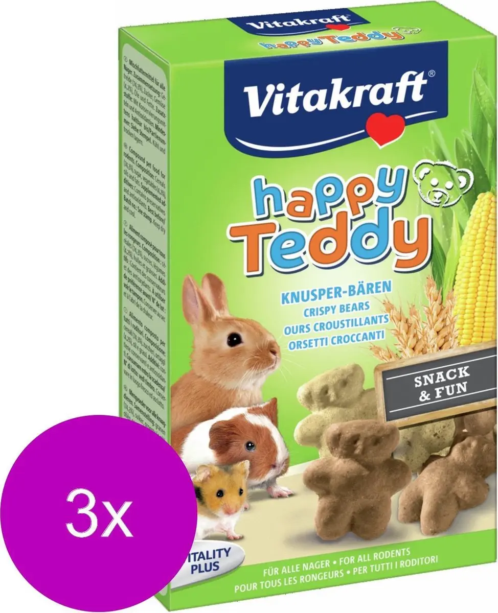Vitakraft Happy Teddy Vita Knaagdiersnack