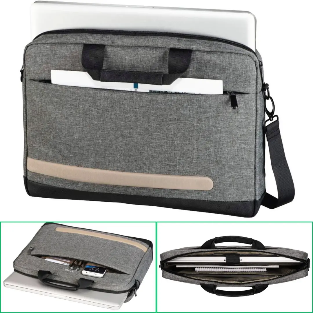 Hama Terra Notebooktas 16" - Beige - 3 Vakken