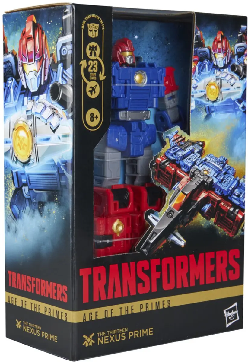 Transformers Age of the Primes Nexus Prime 6" Actiefiguur - Rood/Blauw