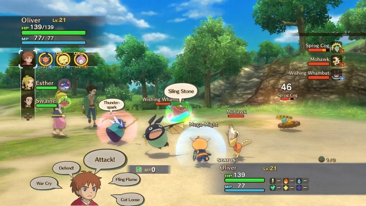 Bandai Namco Ni no Kuni: Wrath of the White Witch Remastered PS4