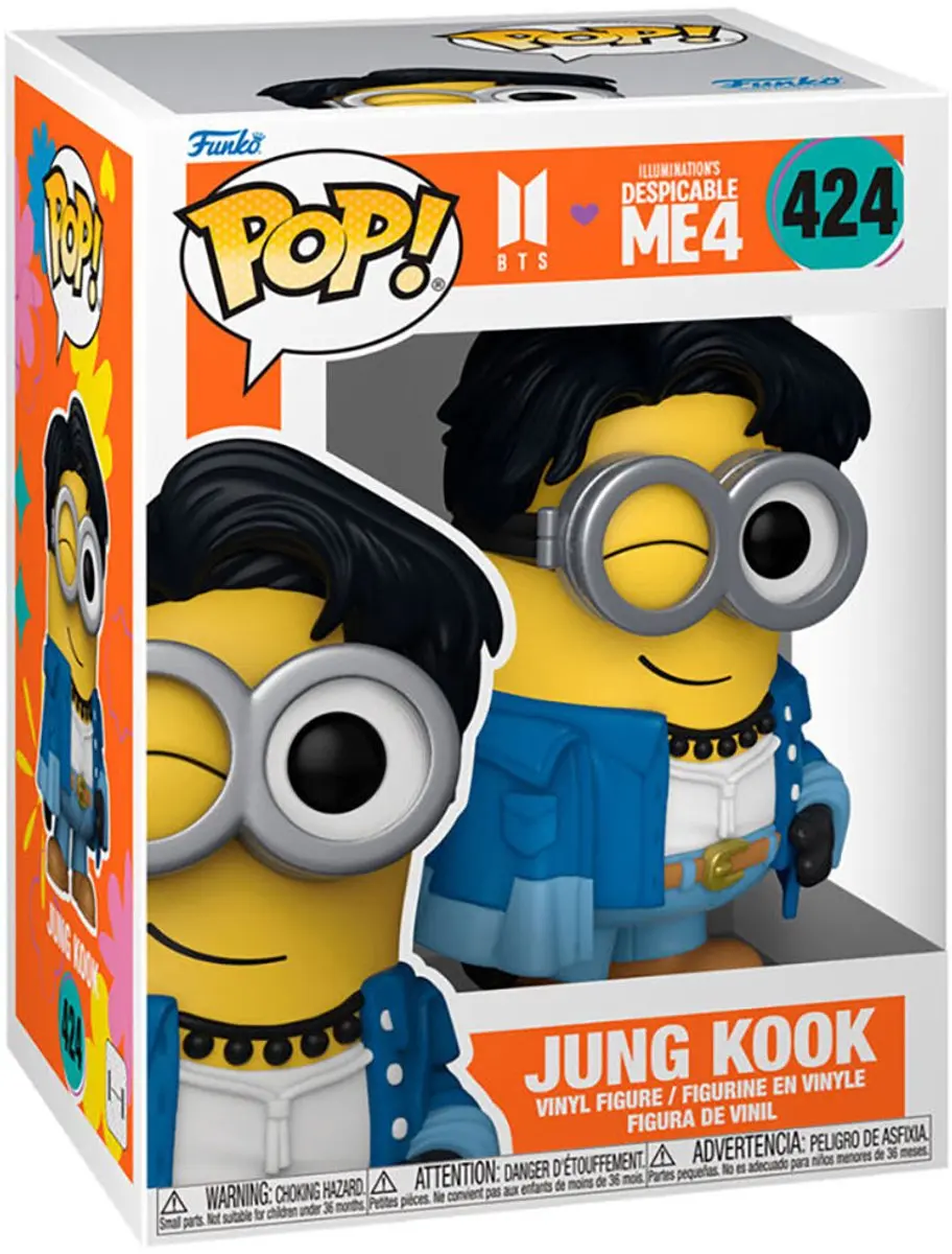 Funko Pop! Minions Despicable Me 4 Jung Kook 424 - Multicolor