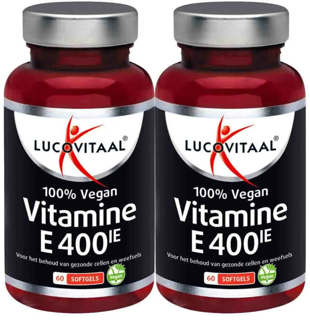 Lucovitaal Vitamine E 400 IE 120 Capsules - 2x60