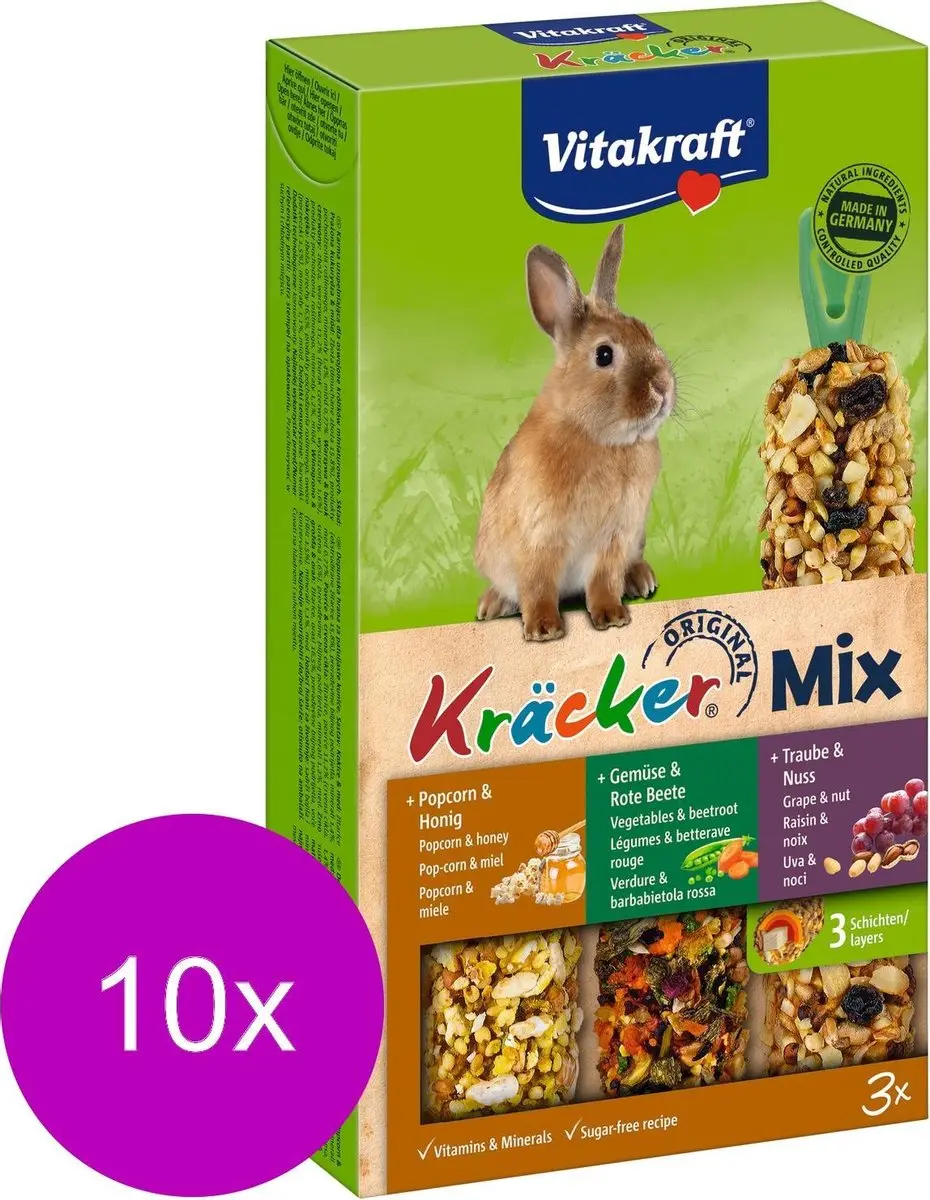 Vitakraft Konijn Kracker 3in1