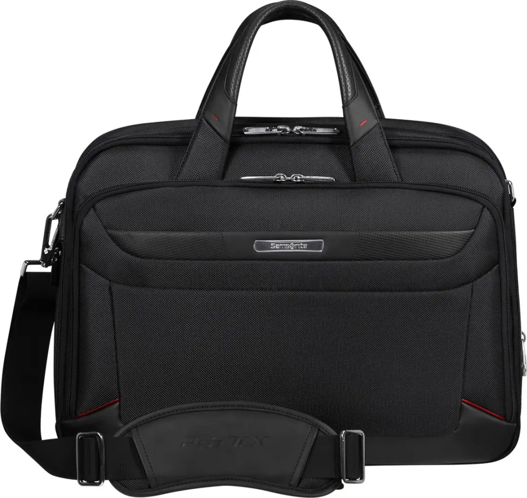 Samsonite Pro-Dlx 5400520216755 Laptopschoudertas 15.6" - Zwart