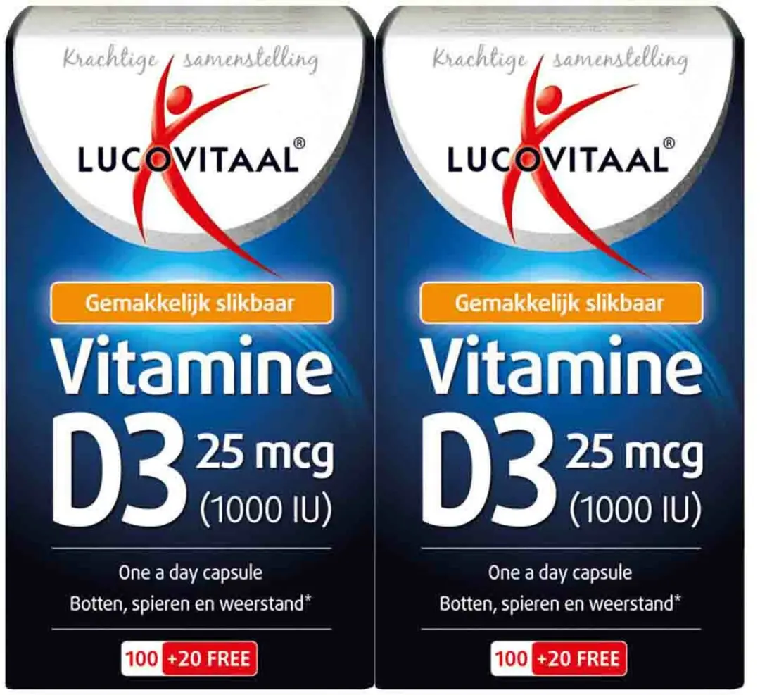 Lucovitaal Vitamine D3 25mcg