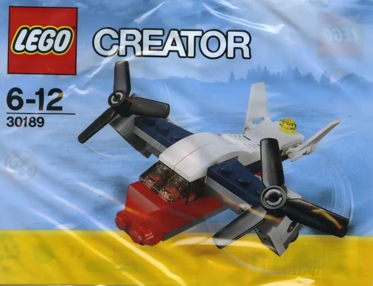 LEGO Creator 30189 Transportvliegtuig - 49 Stukken - Multikleur - afbeelding 2 van 2