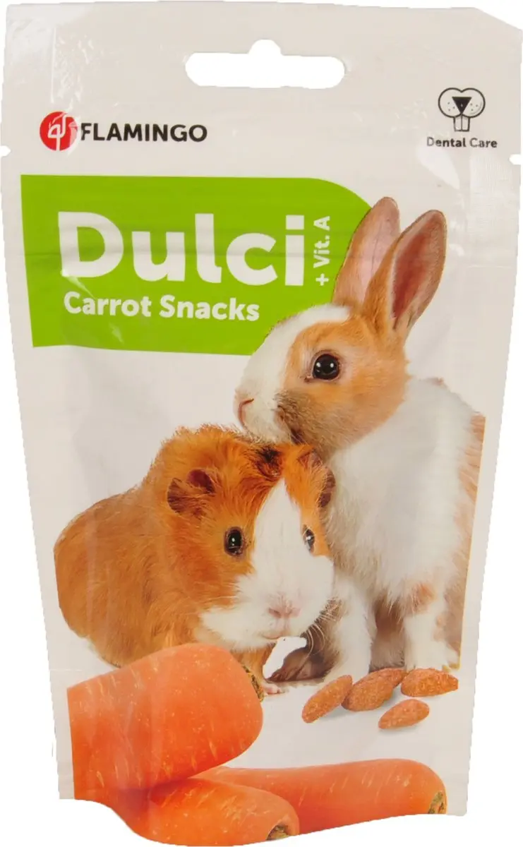 Flamingo Knaagdiersnack Wortel