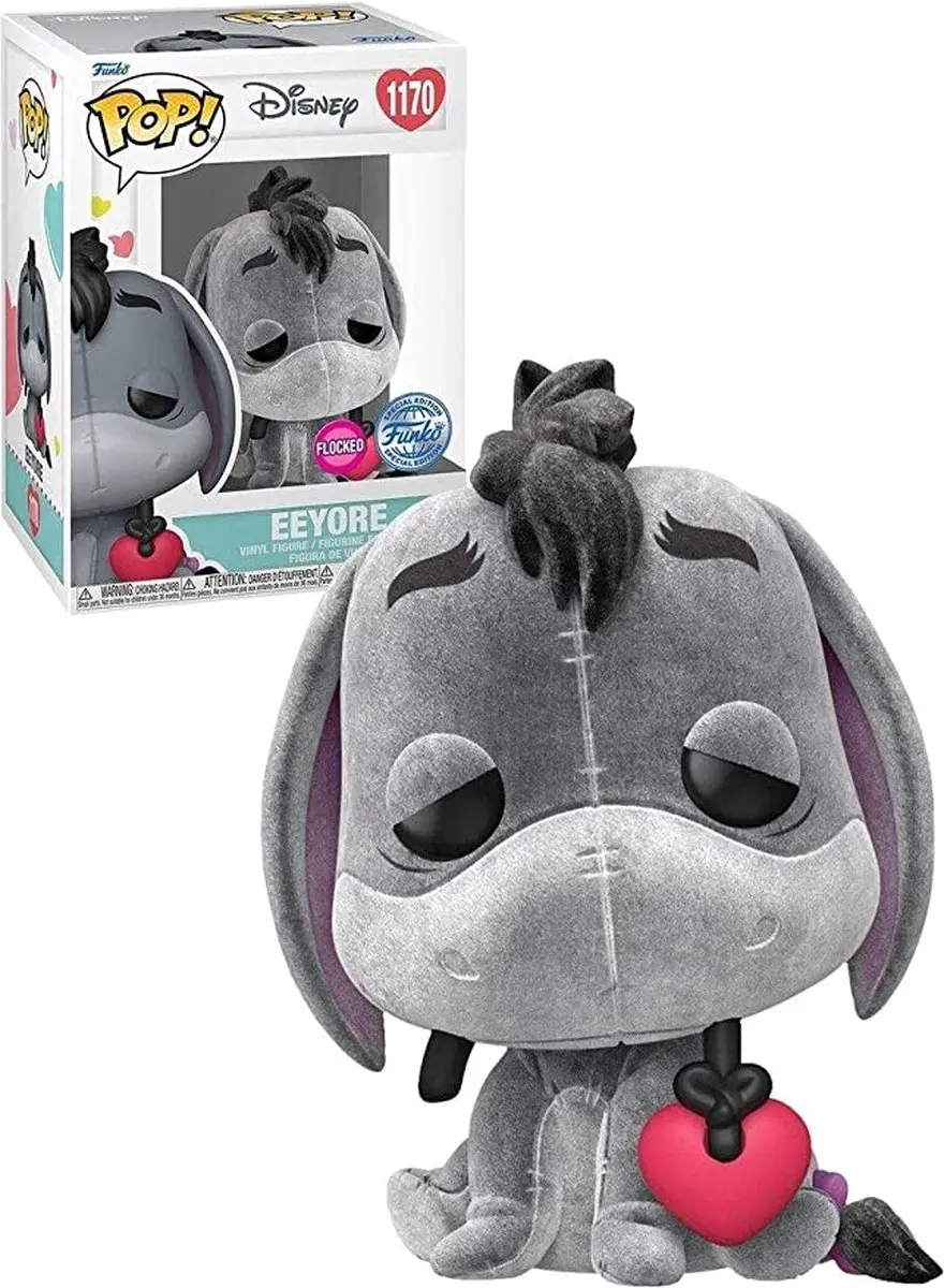 Funko Pop! Winnie de Pooh Eeyore Flocked 1170 - 60312