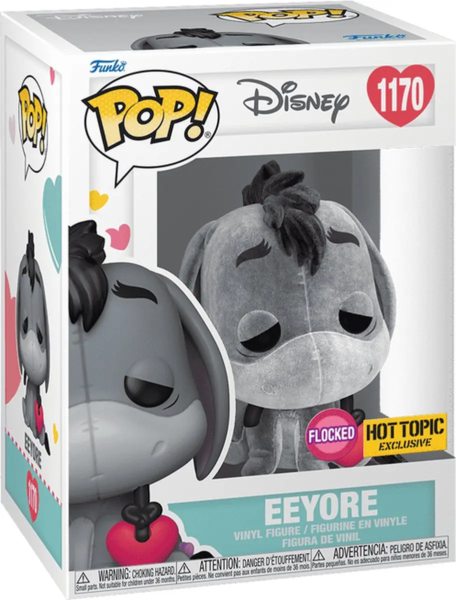 Funko Pop! Winnie de Pooh Eeyore Flocked 1170 - 60312