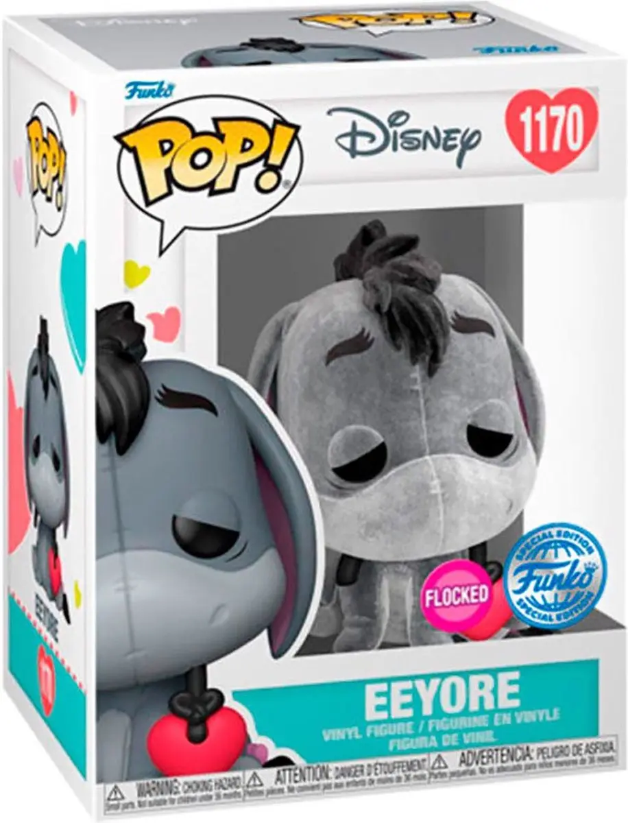 Funko Pop! Winnie de Pooh Eeyore Flocked 1170 - 60312